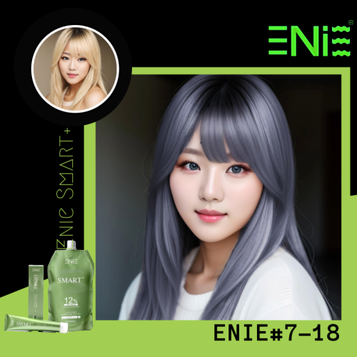 สีย้อมผมเอนี่ ENIE#7-18 Blue Grey