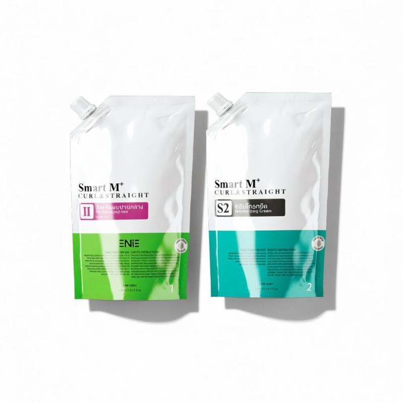 ชุดน้ำยายืดดัดสูตรครีม สำหรับผมเสียปานกลาง