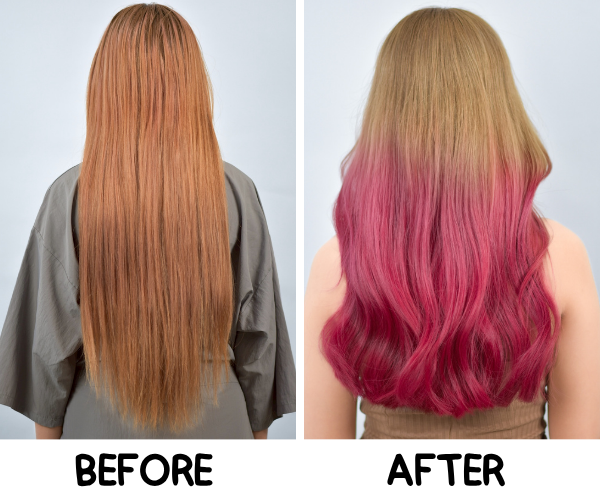 สีผม Rose latte