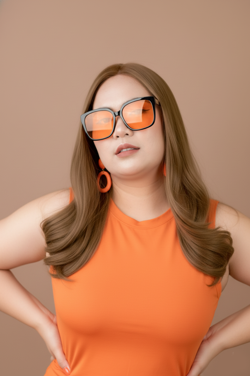 สี Ash Caramel Brown 