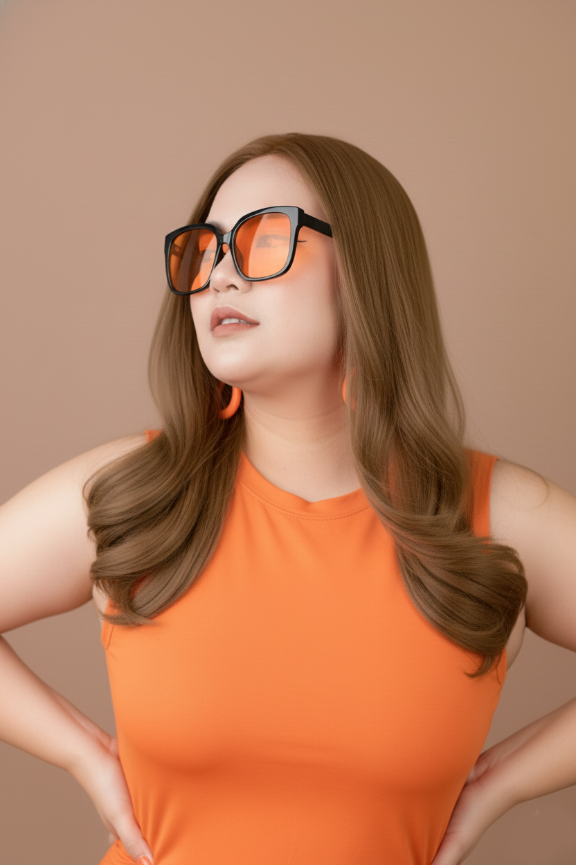 สี Ash Caramel Brown 